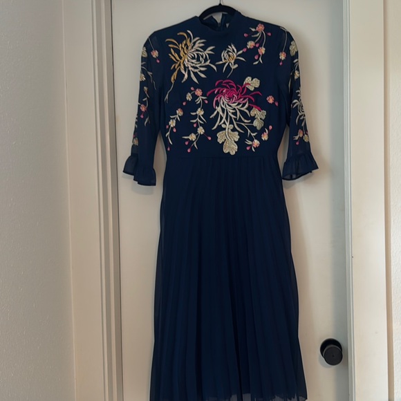 ASOS | Dresses | Asos Navy Dress With Floral Embroidery | Poshmark ASOS | Dresses | Asos Navy Dress With Floral Embroidery | Poshmark